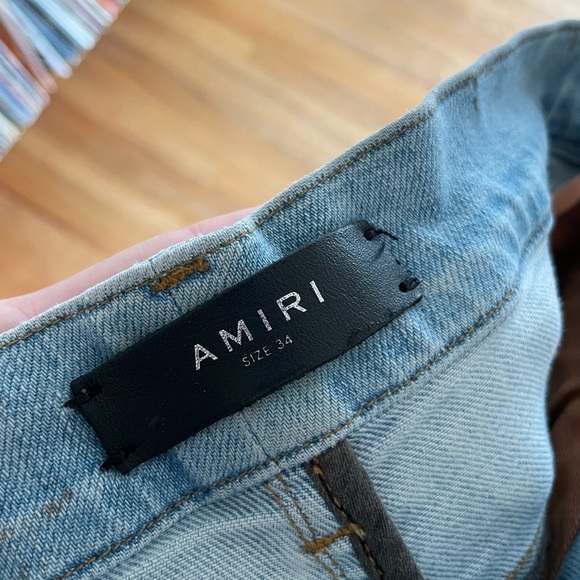 Amiri Waxed Denim Jean - Picture 3 of 3